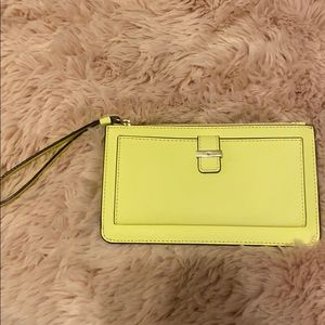 Yellow Kate spade wallet